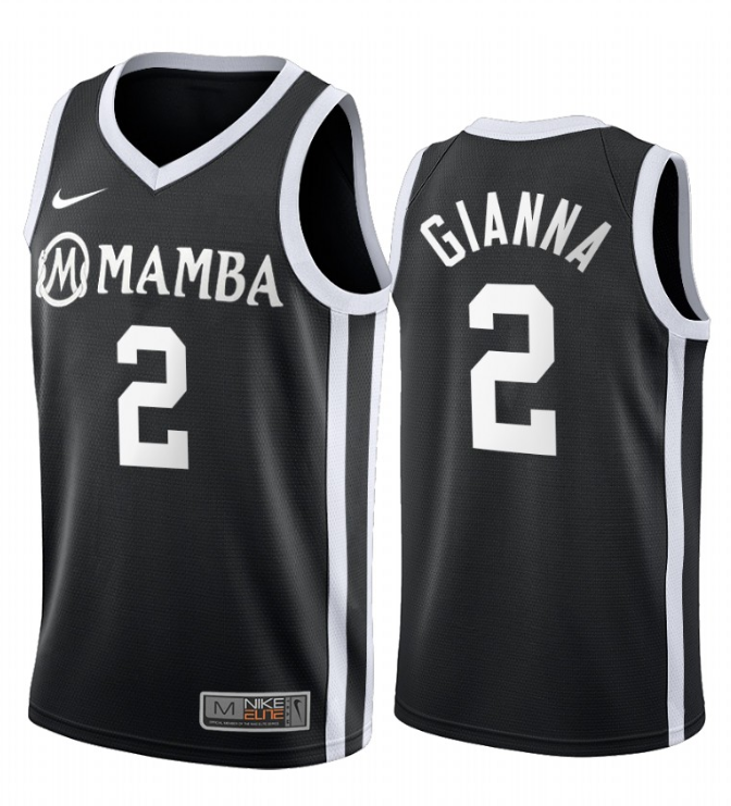 Men NCAA Mamba GIGI #2 Gianna black jerseys